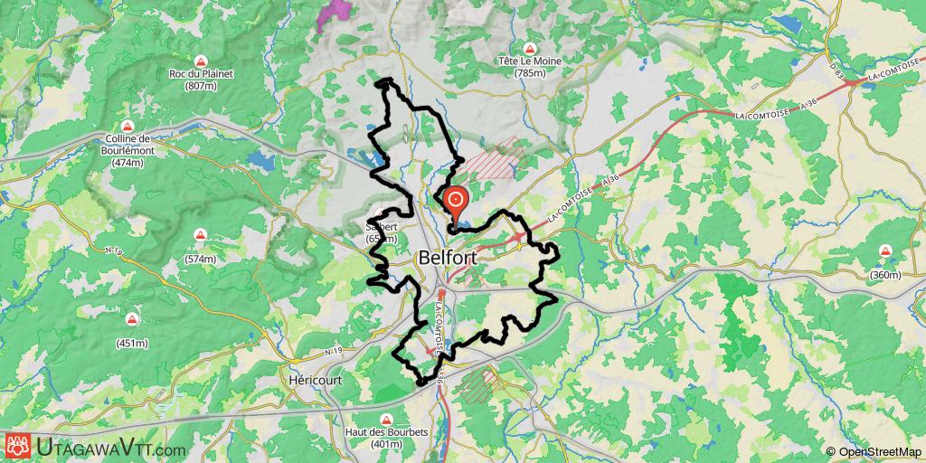 Belfort - Circuit n°1 : Grand Tour des Forts