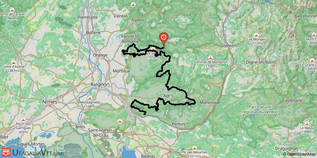 Grande Traversée de Vaucluse - Version e-bike