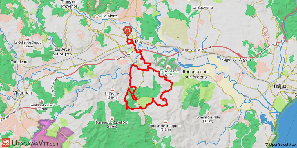 Rando de Noël du Muy 2017 - 35 km