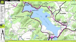 Tour du lac de Saint Agnan