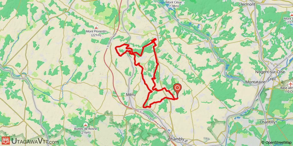 Tour en pays de Thelle au départ de Dieudonné