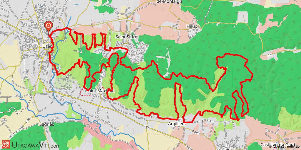 Uzès : VTTruffes 2018 - 55 km