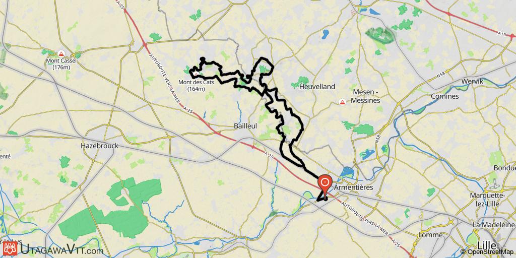 Rando d'Erquinghem-Lys - 66 km