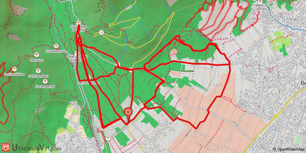 Saint-Nazaire-les-Eymes - Piste du Manival (inspiré par Fred et Nicolas)