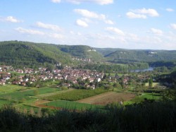 Arrivée sur Cajarc