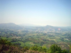Vue sur la France depuis les hauts de Saint Jean Pied de Port