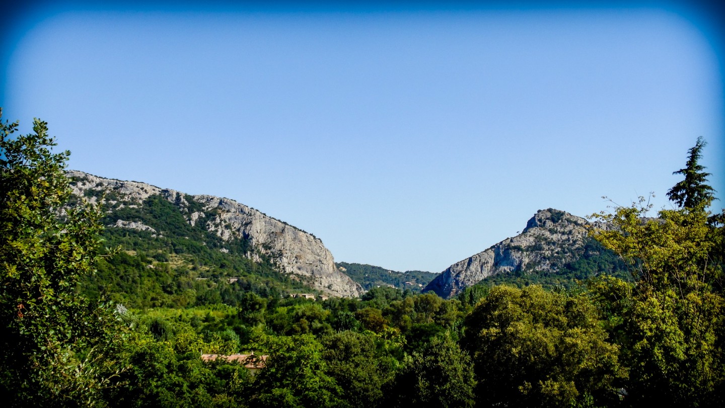 Anduze - Au départ du camping de l'Arche