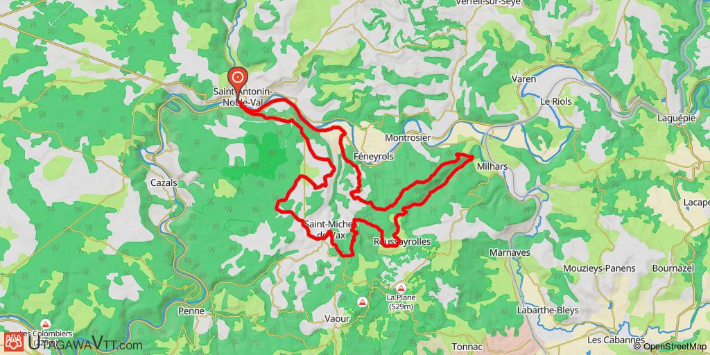 La Saint-Antoninoise 2018 - 40 km