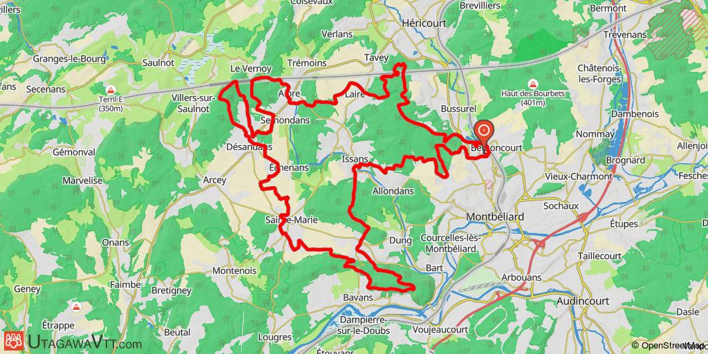 Bethoncourt : Raid aventure 2018 - 55 km