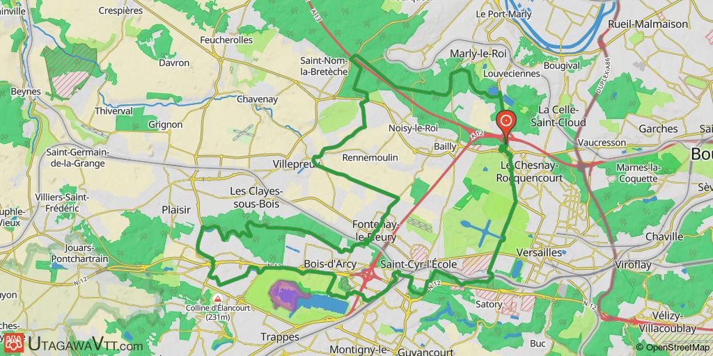 Rocquencourt : Entre parcs et forêts