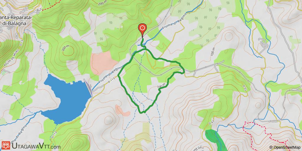Site VTT de Balagne - Circuit N°1 : Reginu