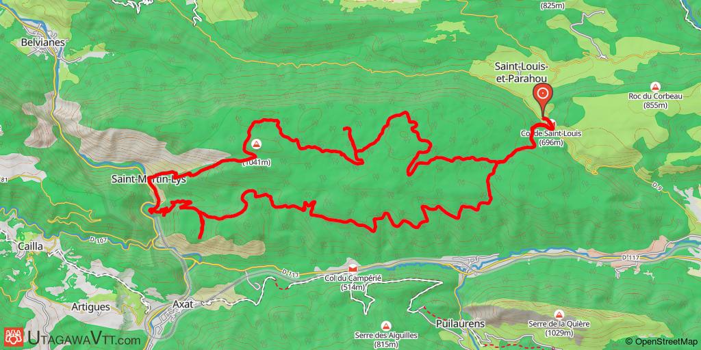 Descente enduro des Fanges