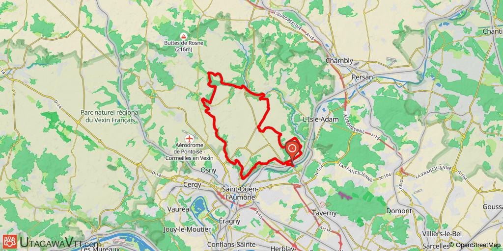 Tour en Vexin au départ de Auvers-sur-Oise