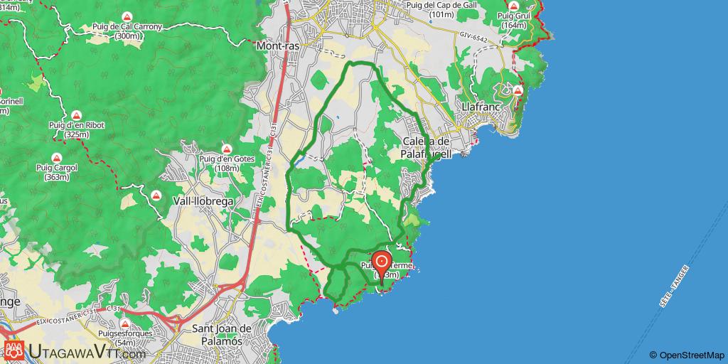 Platja - Castell - Calella - Palafrugell