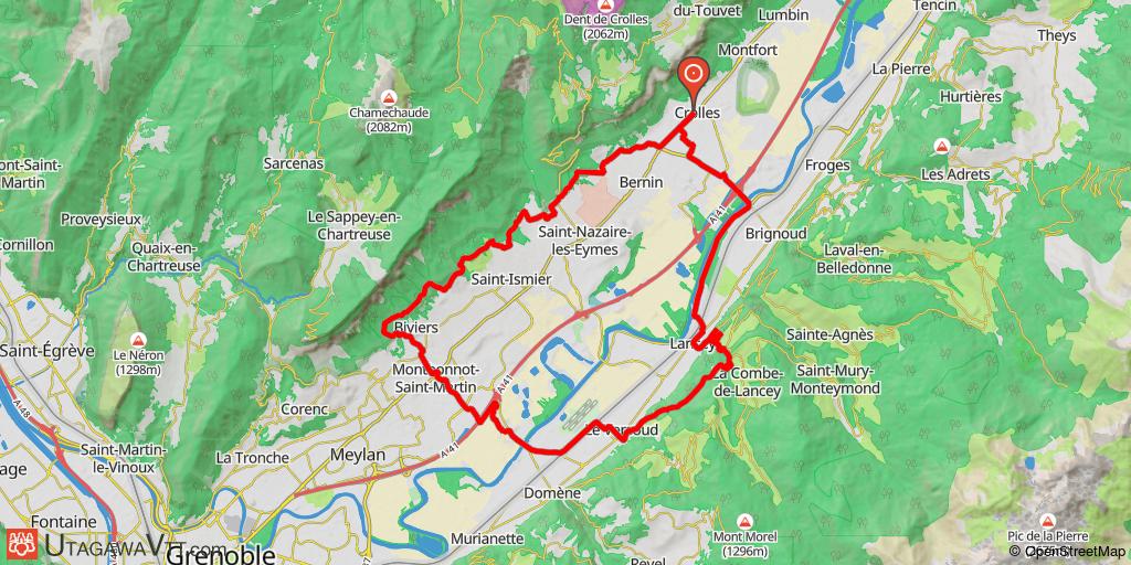 Crolles - Le Versoud - Biviers - Crolles