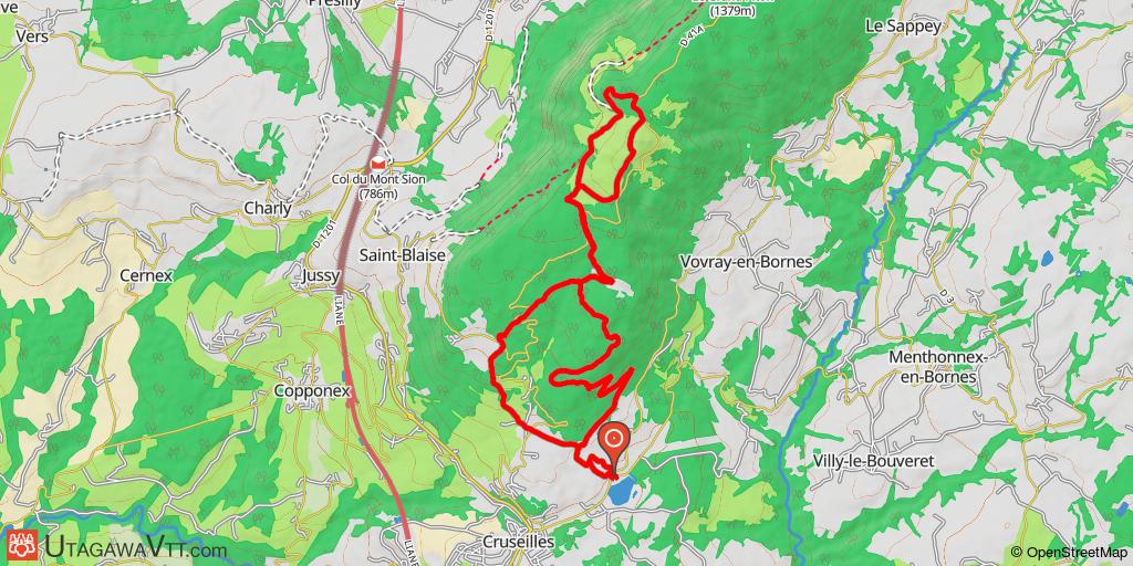 Le Plan du Salève par l'Iselet et les Convers
