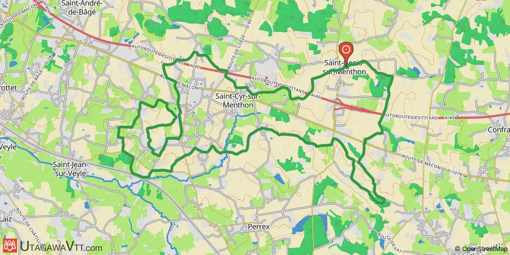 Circuit autour de Saint-Cyr-sur-Menthon