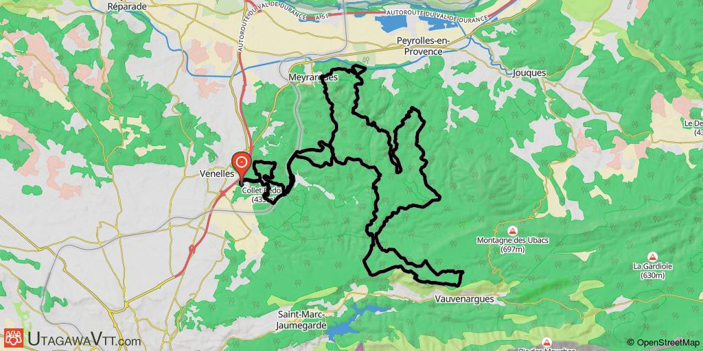 De Venelles à Meyrargues par la tête du Marquis