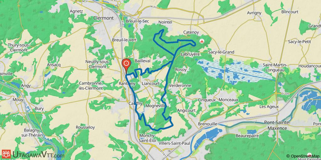 Rantigny - Catenoy - Cauffry - Rantigny