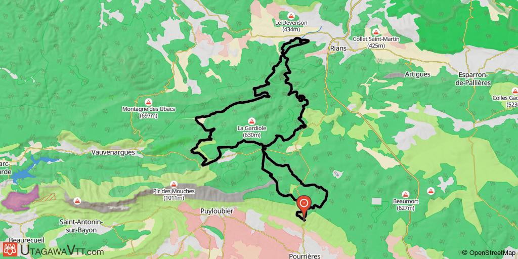 De Pourrières à Rians