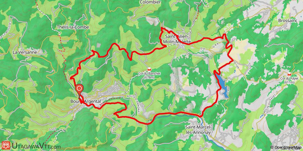 Bourg Argental : Téléthon 2007 - 30 km