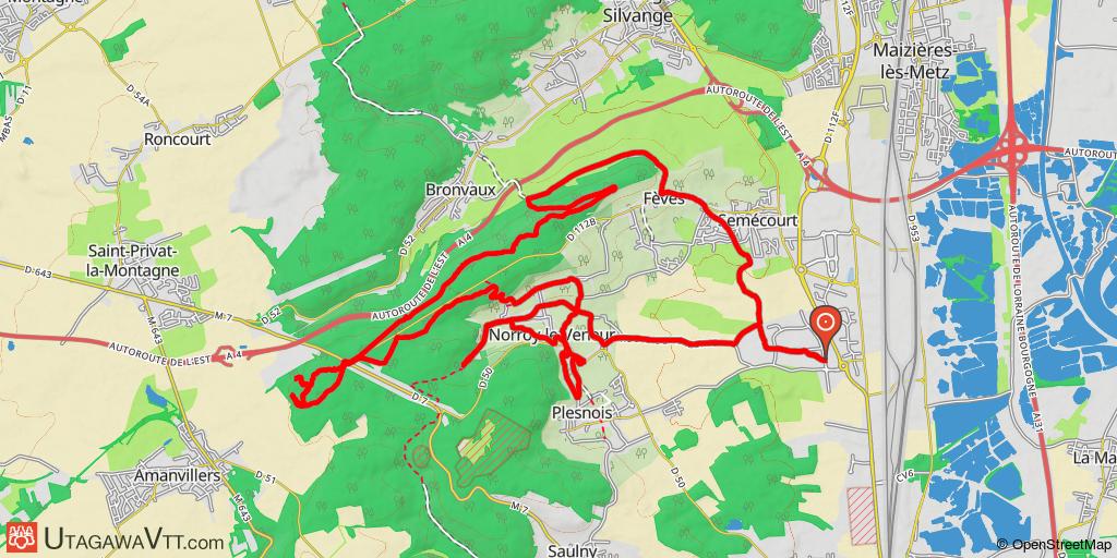 Sur les lieux de la bataille de Metz