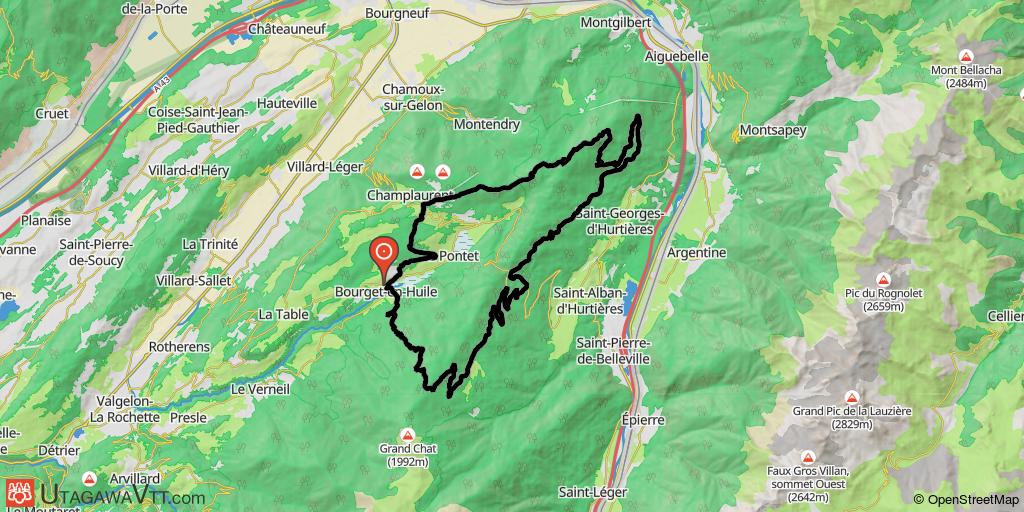 Bourget-en-Huile : Les Sentiers de Fer 2018 - 36 km