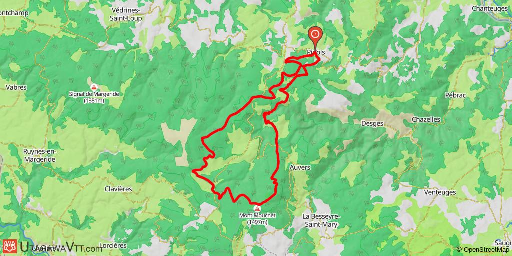 Espace VTT-FFC Les gorges de l'Allier - Circuit N°1 : Le chemin de la Résistance