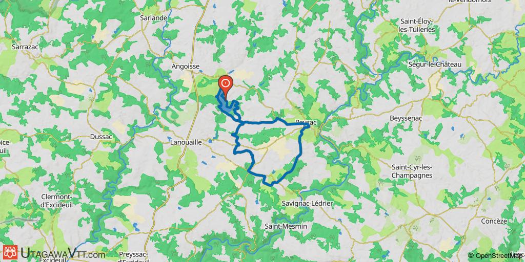 Communauté de communes Isle - Loue - Auvézère - Circuit N° 8 : Rouffiac