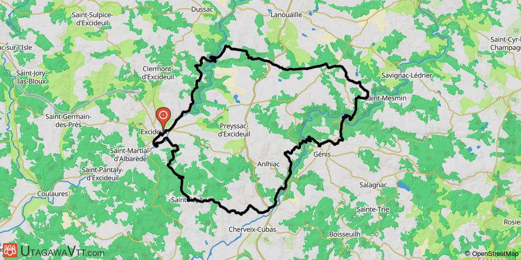Communauté de communes Isle - Loue - Auvézère - Circuit N°5 : Loue et Auvézère