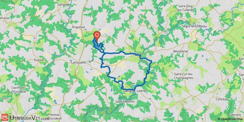 Communauté de communes Isle - Loue - Auvézère - Circuit N° 9: Rouffiac