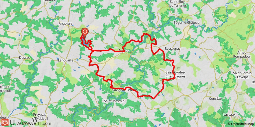 Communauté de communes Isle - Loue - Auvézère - Circuit N°10 : Rouffiac