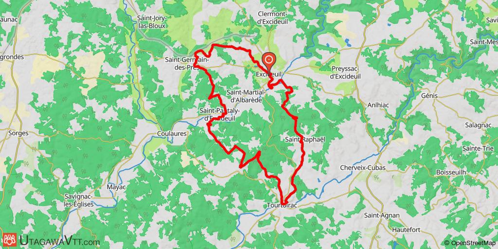 Communauté de communes Isle - Loue - Auvézère - Circuit N°4 : Tourtoirac