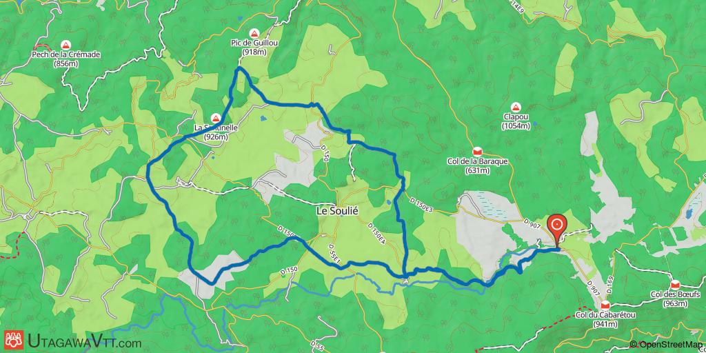 Secteur de la Salvetat-sur-Agout - Parcours 2