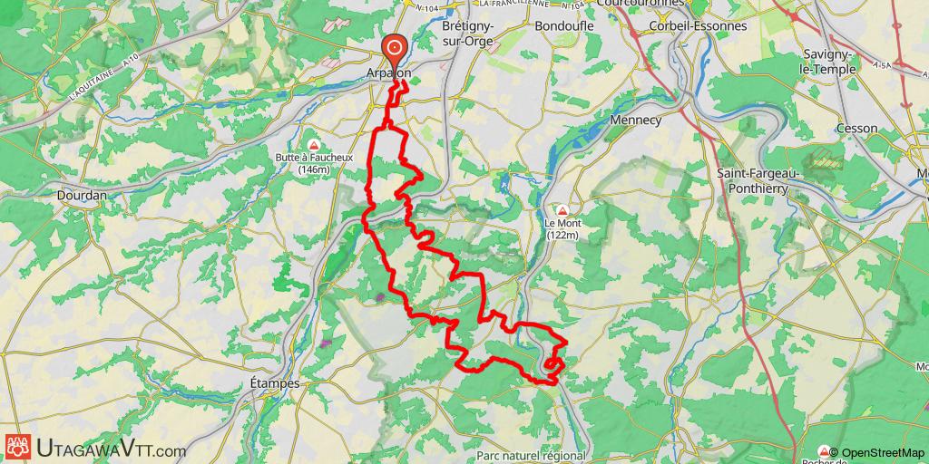 La "91" - Découverte de l'Hurepoix - 70 km