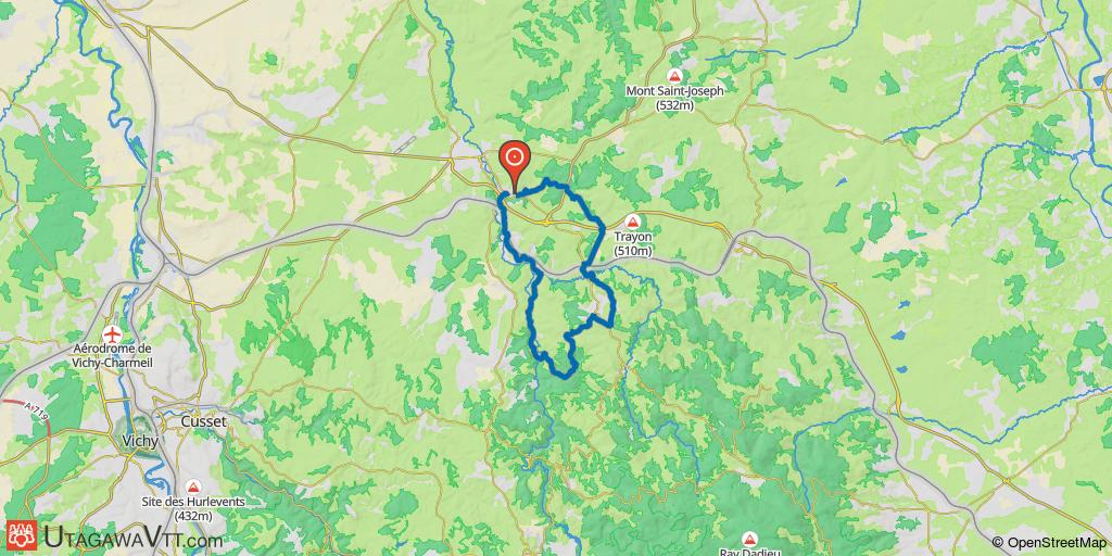 Entre Besbre et Barbenan - Contreforts de la montagne bourbonnaise