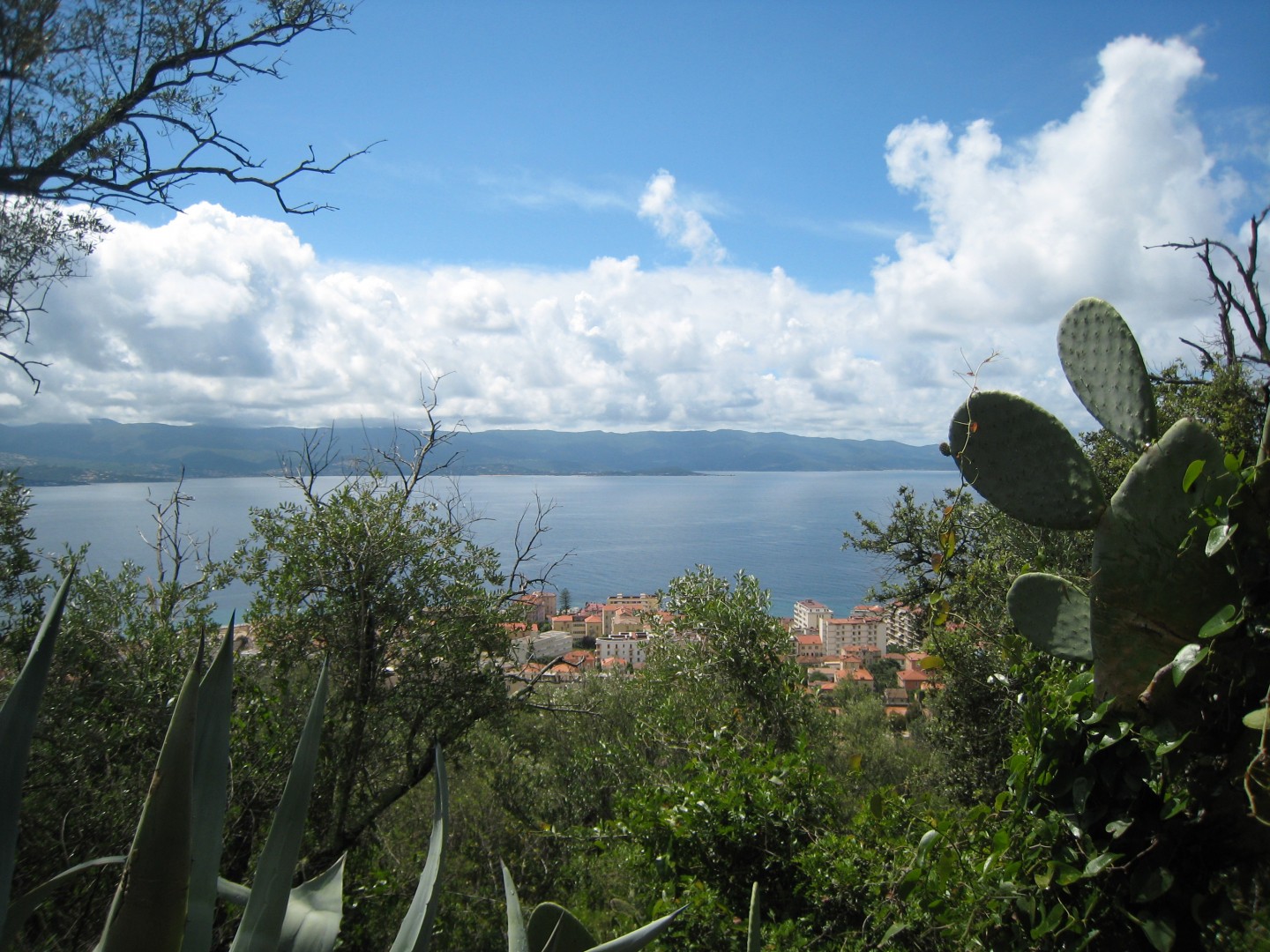 Au-dessus d'Ajaccio sur le sentier des crêtes