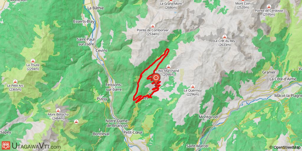Montagne de Nâves - Parcours 9 : La trace du loup