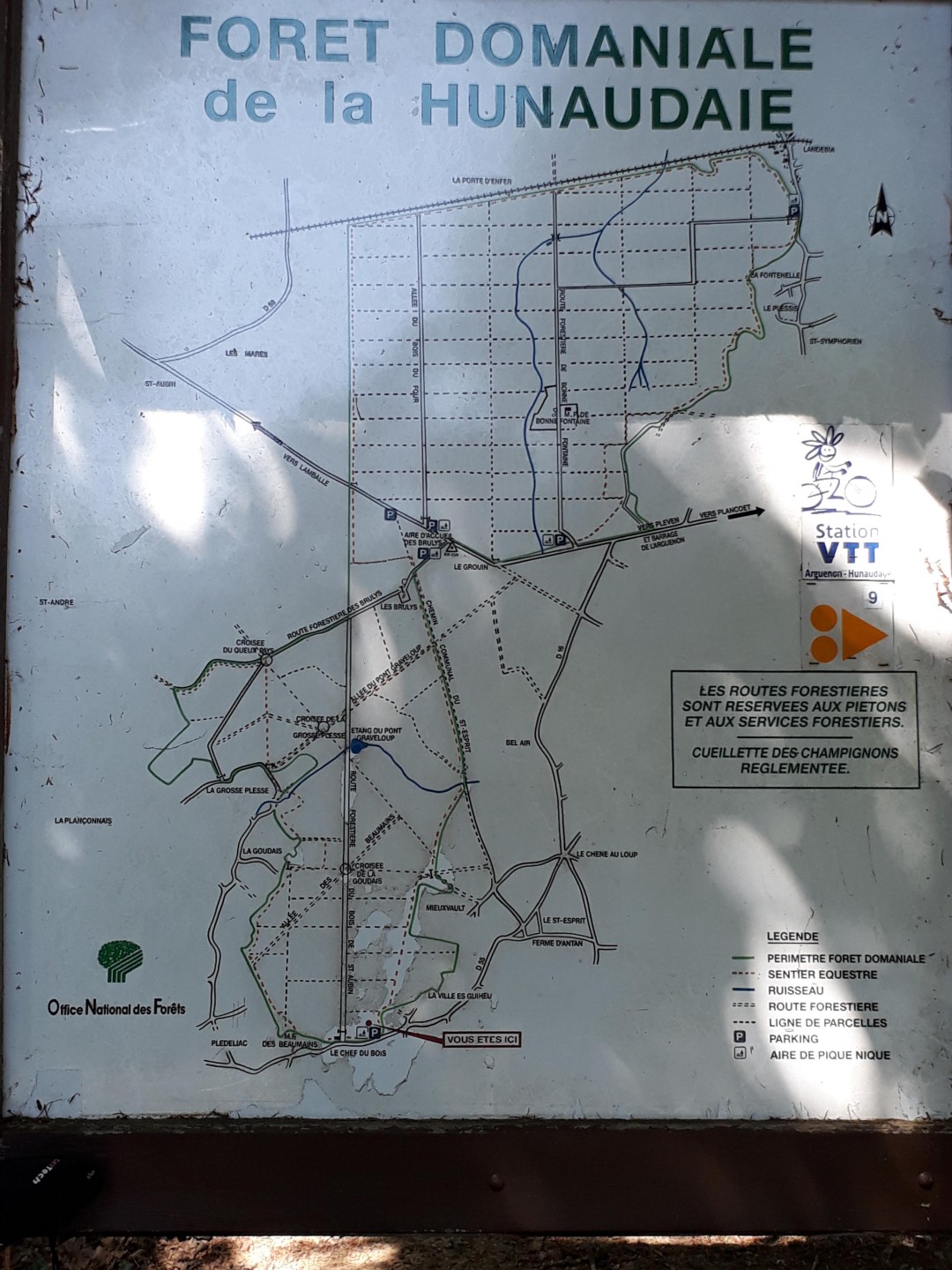 Forêt de la Hunaudaye - Circuit N°9 - Station VTT Arguenon - Hunaudaye