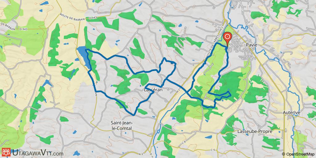 Tour de Lasseran, retour par la Fenière