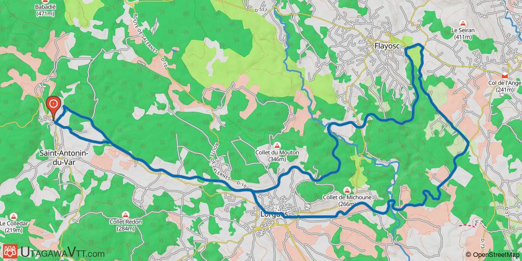 Saint-Antonin-du-Var : Parcours d'entraînement