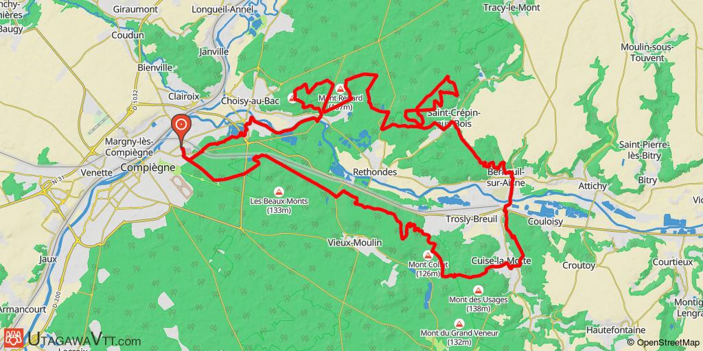 Raid Impérial Compiégnois 2018 - 55 km
