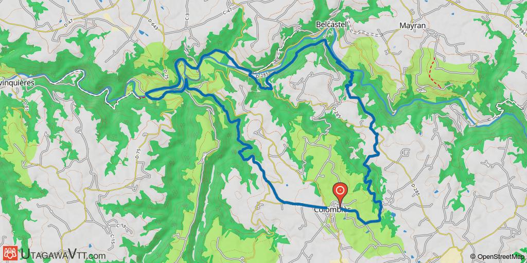 L'enduro de Colombiès - Circuit jaune (24 km)
