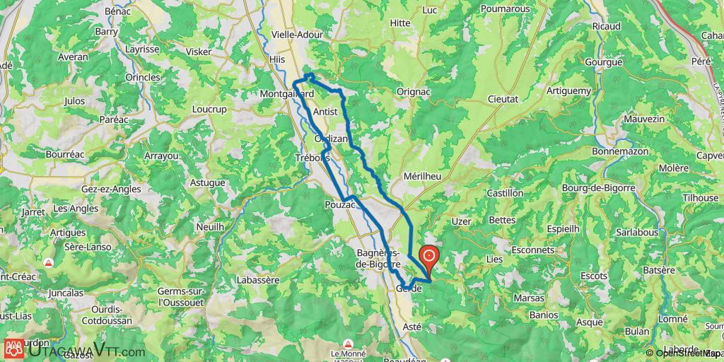 Les crêtes de Montgaillard à Gerde