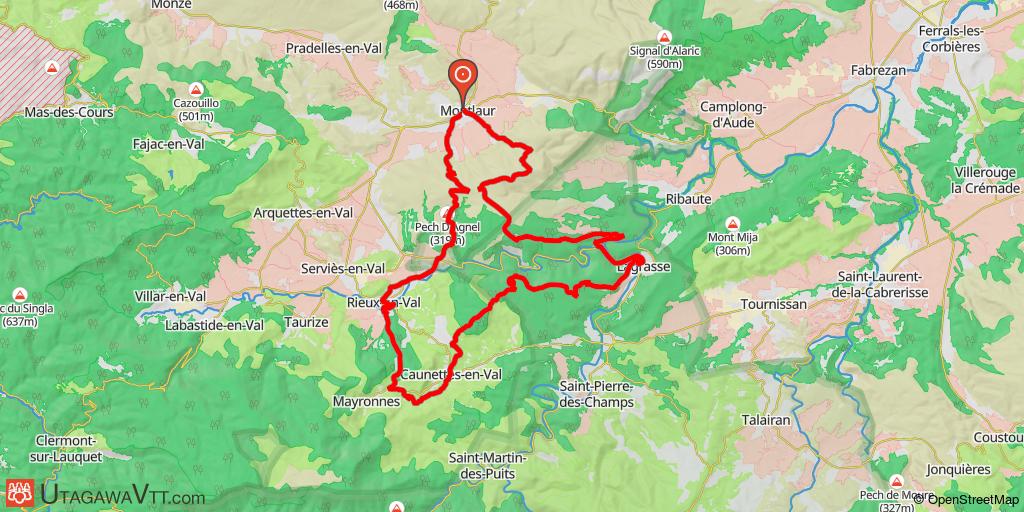 Montlaur - Lagrasse - Caunettes-en-Val