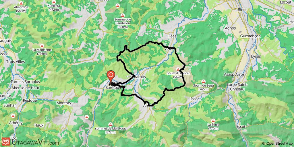 Lanne-en-Baretous - Parcours FFC N° 1