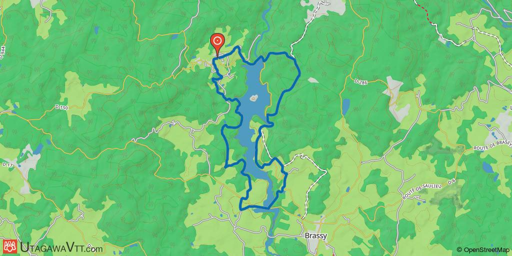 Plainefas - Circuit 1 - Tour du lac de Chaumeçon
