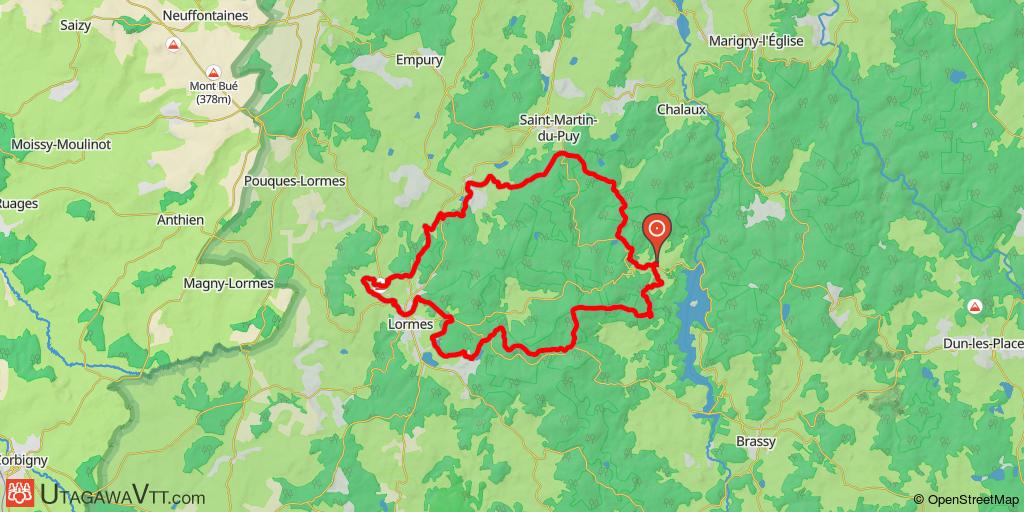 Plainefas – Circuit 5 – Lormes - Jourland
