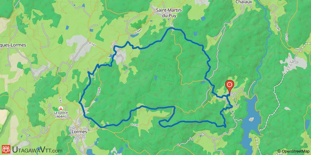 Plainefas – Circuit 6 – Sonne - Lormes - Jourland