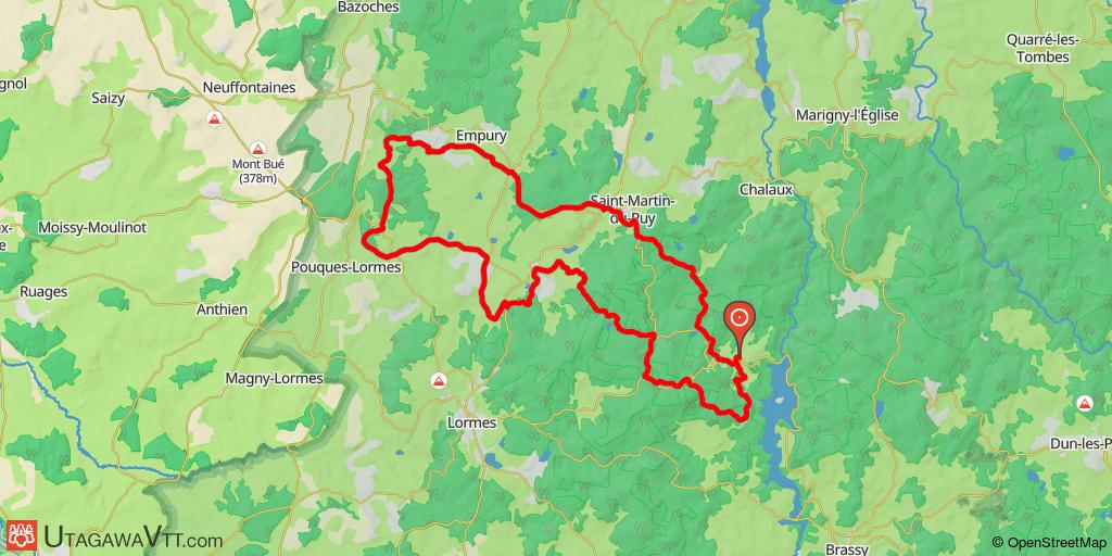 Plainefas – Circuit N° 7 : Saint-Martin-du-Puy - Empury - Jourland
